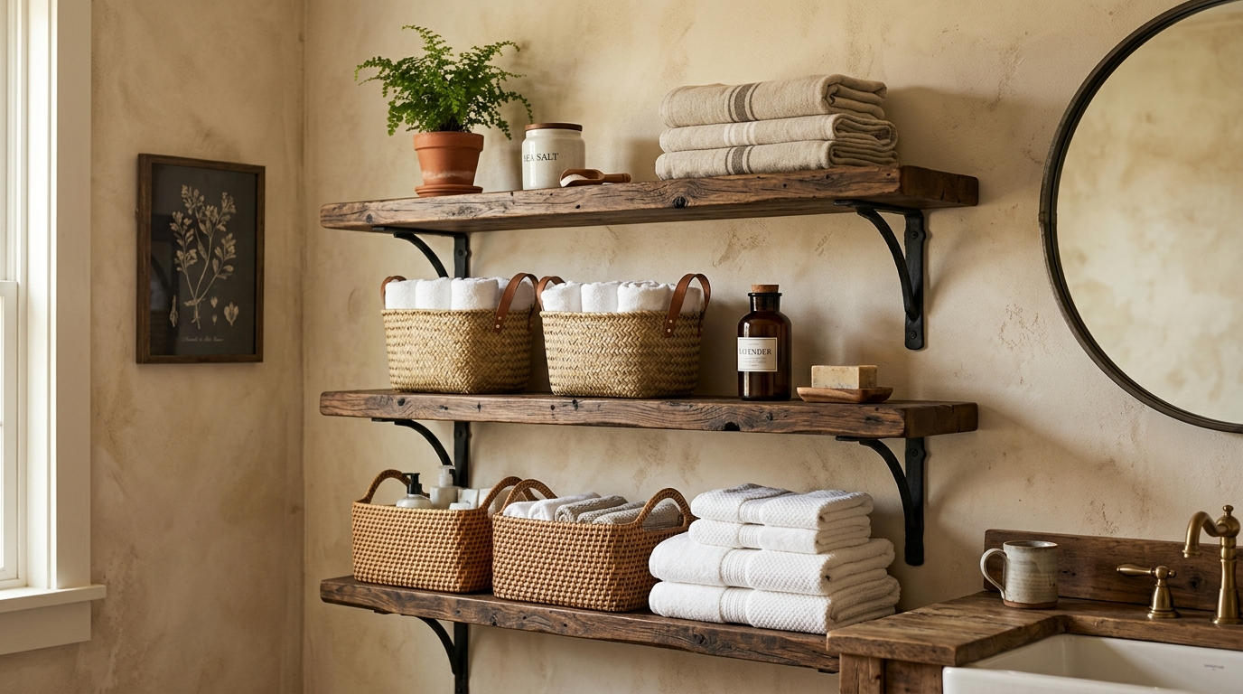Use baskets to keep items grouped